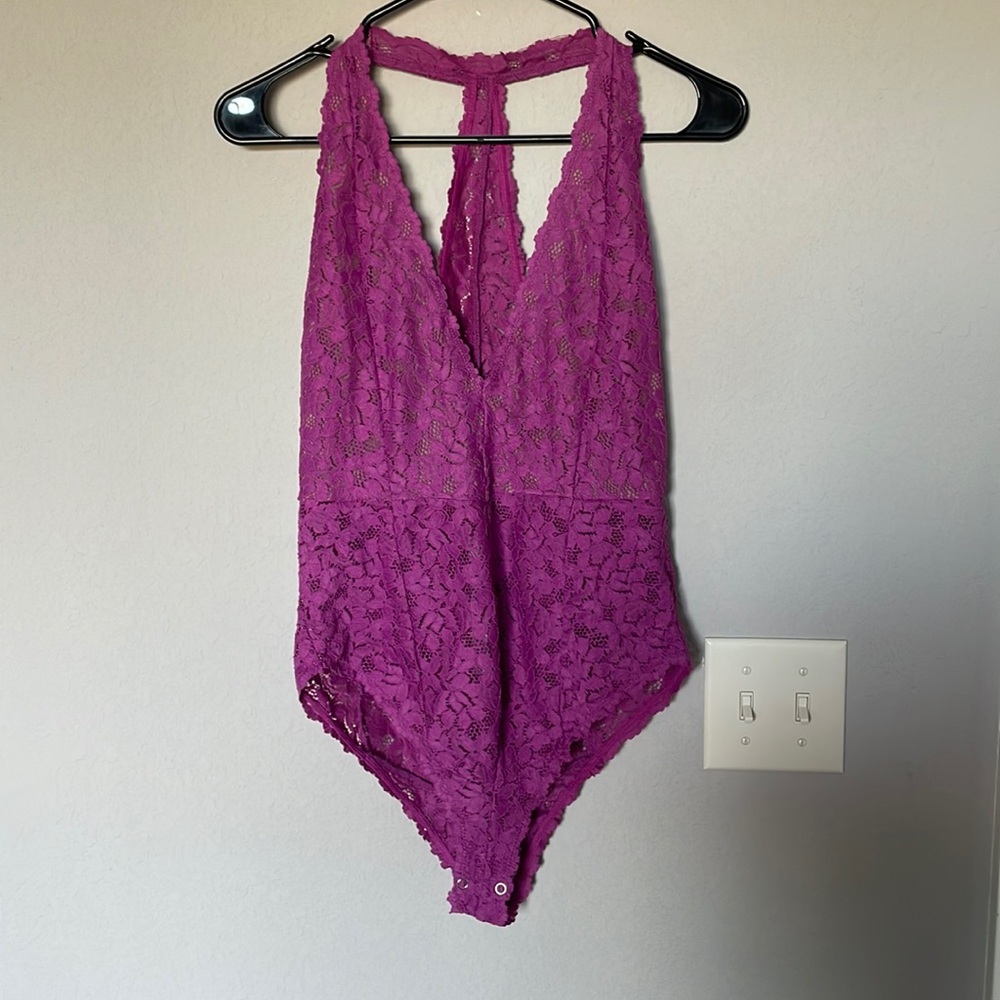 Free People Intimately point next lace bodysuit
